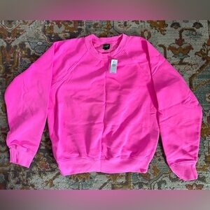 GAP Women's Bright Pink Crew Neck Sweater and Sweatpants